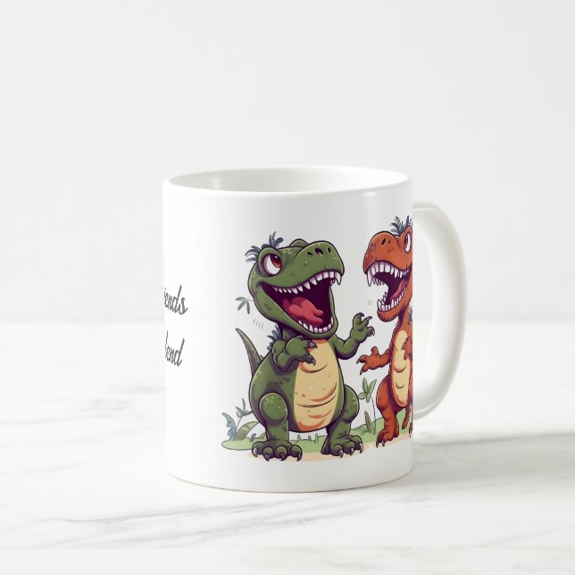 Caneca De Café Amigos para sempre (Frente Esquerda)