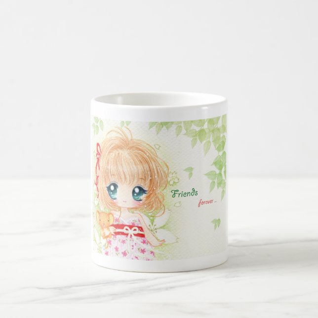Caneca De Café Amigos para sempre (Centro)