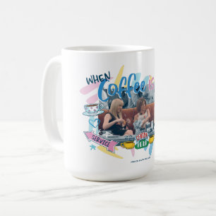 Caneca De Café AMIGOS™   Quando o café é vida