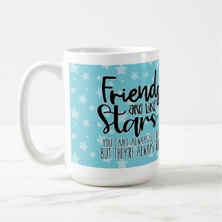 Caneca De Café Amigos São Como Foto Personalizada De Estrelas