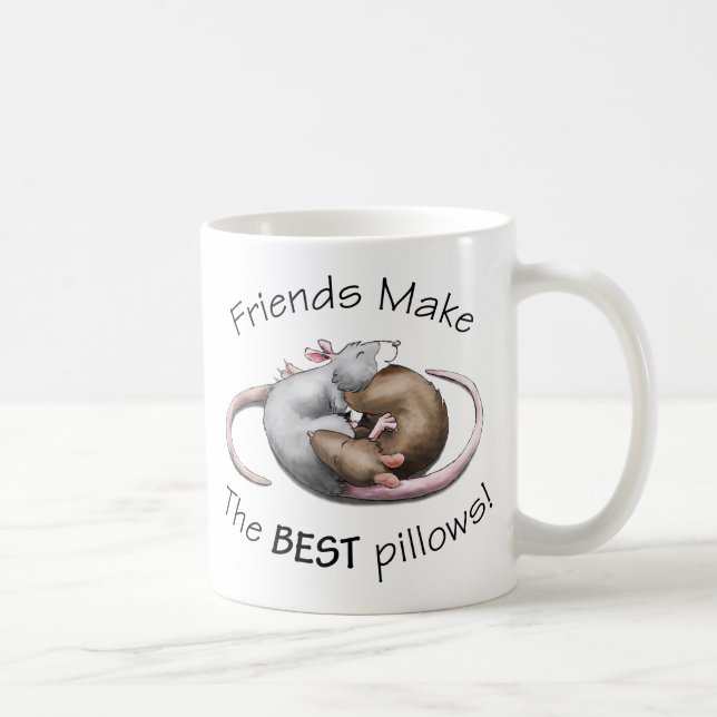 Caneca De Café Amigos são os MELHORES travesseiros! (Direita)