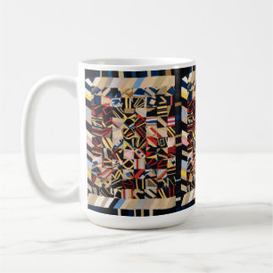 Caneca De Café Amish Crazy Quilt por Lydia Beachy