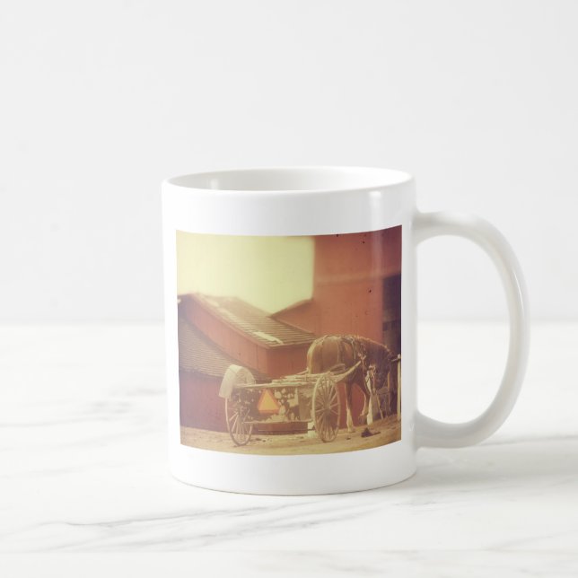 Caneca De Café Amish Horse (Direita)