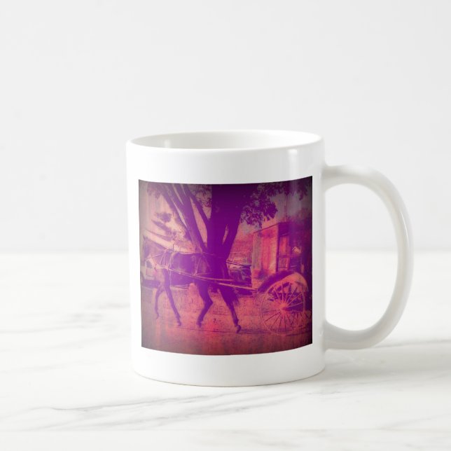 Caneca De Café Amish Horse e Buggy (Direita)