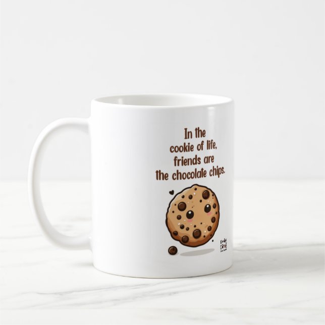 Caneca De Café Amizade de chocolate chip (Esquerda)