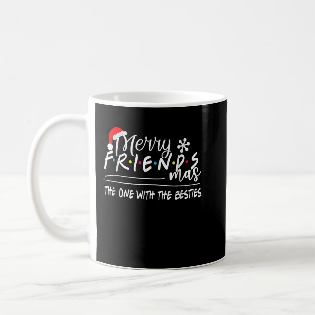 Caneca De Café Amizade feliz O Que Tem O Natal Bestial (Esquerda)