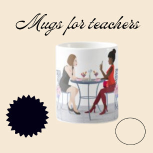 Caneca De Café Amizade feminina Café Horário Clássico Mug