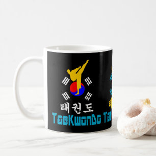 Caneca De Café ❤☯✔Amo a Arte Marcial Coreana-TaeKwonDo Clássico
