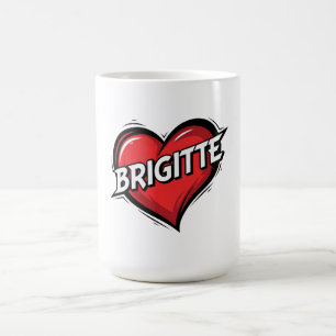 Caneca De Café Amo Brigitte