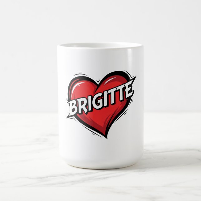 Caneca De Café Amo Brigitte (Centro)