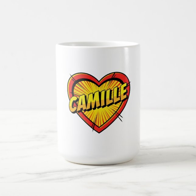 Caneca De Café Amo Camille (Centro)