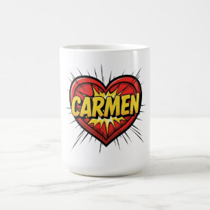 Caneca De Café Amo Carmen
