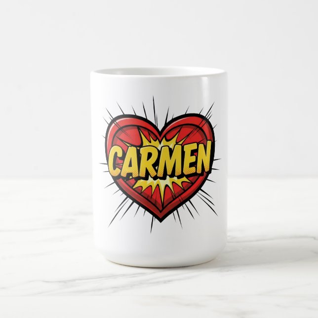 Caneca De Café Amo Carmen (Centro)