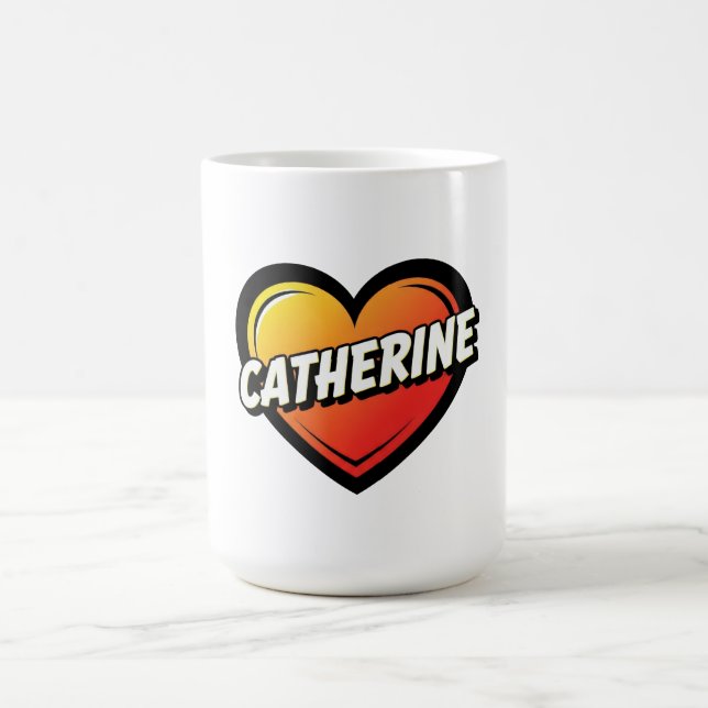 Caneca De Café Amo Catherine (Centro)