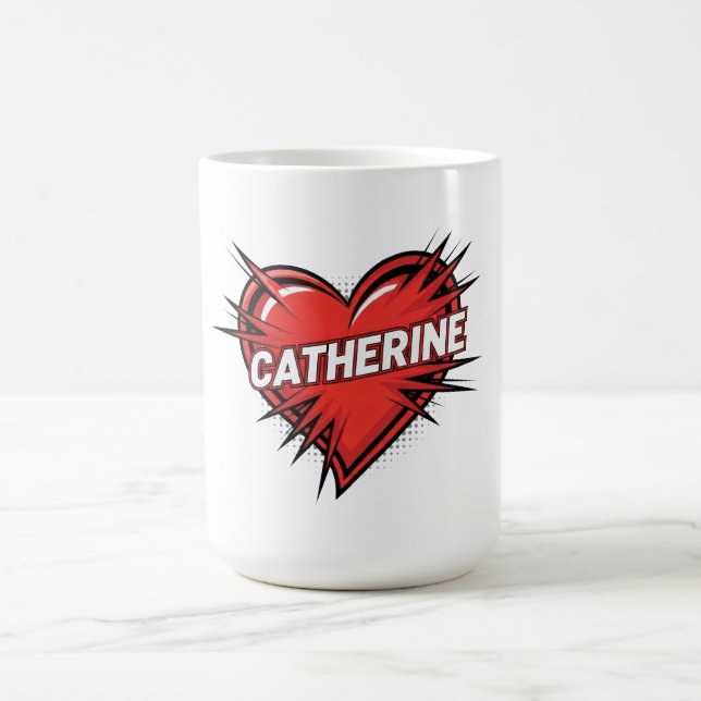 Caneca De Café Amo Catherine (Centro)