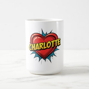 Caneca De Café Amo Charlotte