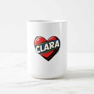 Caneca De Café Amo Clara
