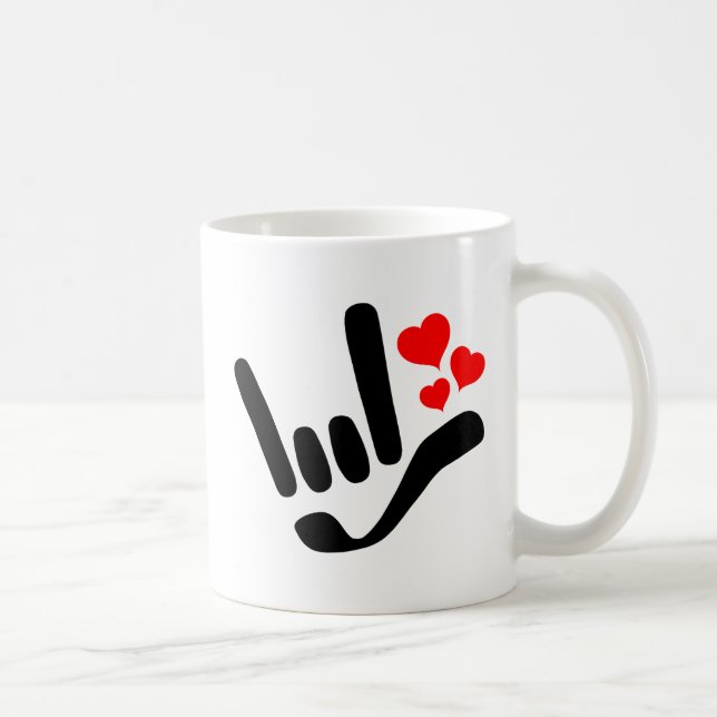 Caneca De Café Amo em Cada Golada (Direita)