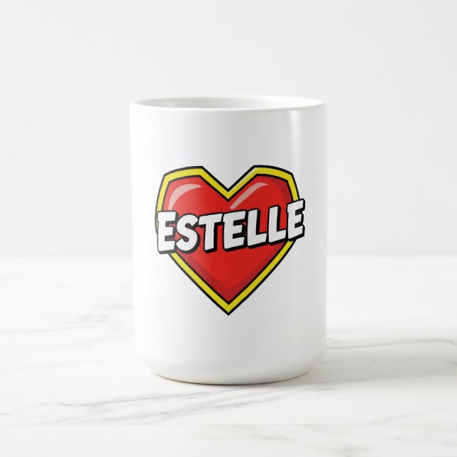 Caneca De Café Amo Estelle (Centro)
