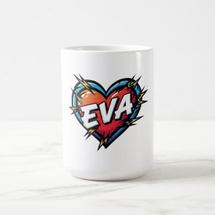 Caneca De Café Amo Eva