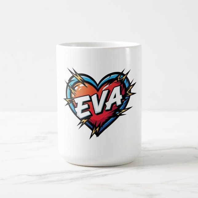 Caneca De Café Amo Eva (Centro)