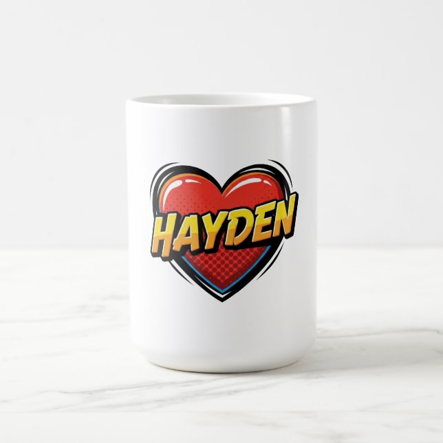 Caneca De Café Amo Hayden (Centro)