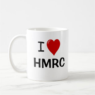 Caneca De Café Amo HMRC - O Imposto É A Minha Vida - Engraçado Co