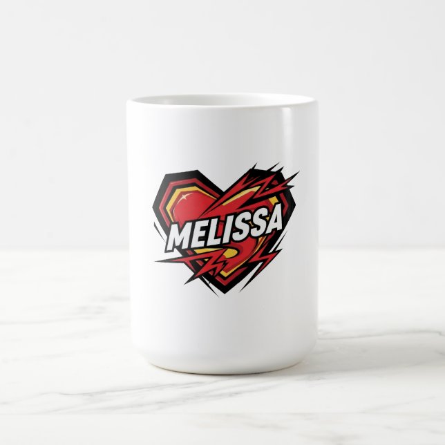 Caneca De Café Amo Melissa (Centro)