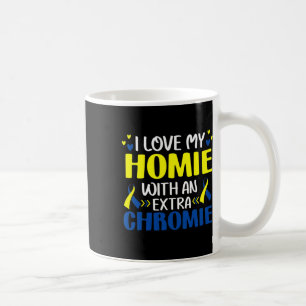 Caneca De Café Amo Meu Parceiro Com Uma Trisomia T21 Cromossomo E