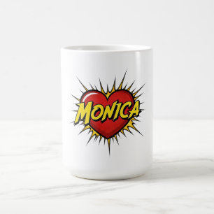 Caneca De Café Amo Monica
