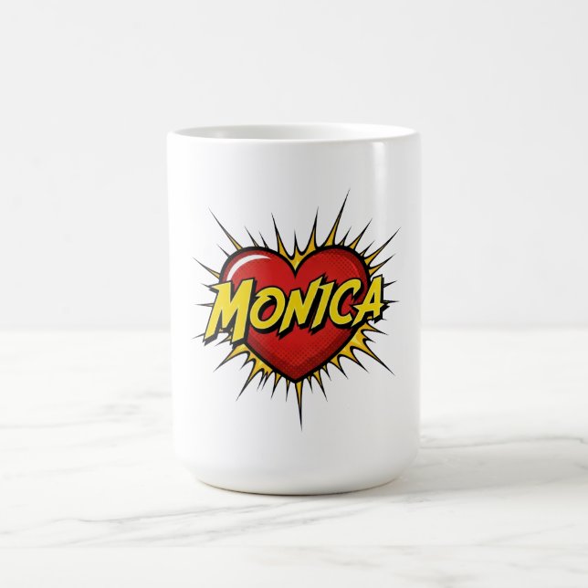 Caneca De Café Amo Monica (Centro)