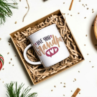 Caneca De Café Amo o vovô Impressão Modern Mug