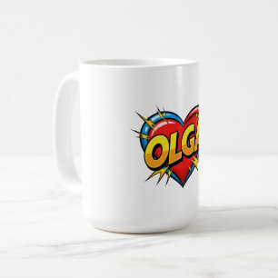 Caneca De Café Amo Olga