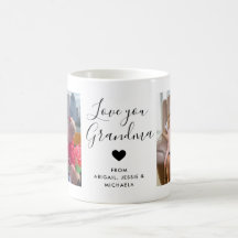 Amo Seu Avô | Texto manuscrito de duas fotos