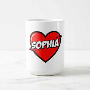 Caneca De Café Amo Sophia