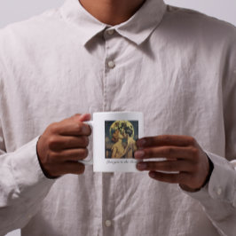 Caneca De Café Amo-te à lua, poster de viagens personalizável