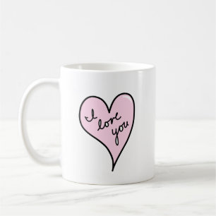 Caneca De Café Amo-Te Mug, Mug De Aniversário, Dia de os namorad