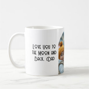Caneca De Café Amo-te pai à lua.