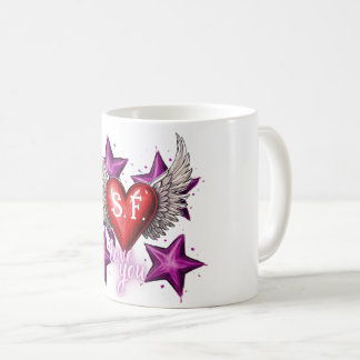 Caneca De Café Amo-te personalizado