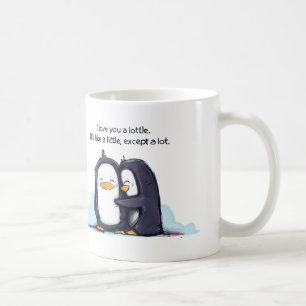 Caneca De Café Amo-Te Um Pequeno Pinguins - Mug