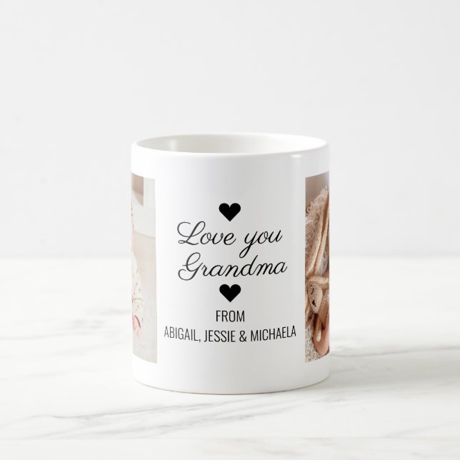 Caneca De Café Amo-Te Vovó" 2 fotos (Centro)