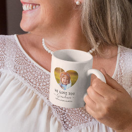 Caneca De Café Amo Você Avó Coração Foto