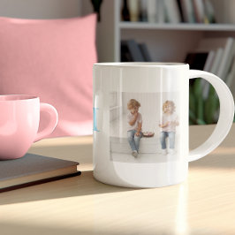 Caneca De Café Amo Você Gigi | Colagem de Duas Fotos