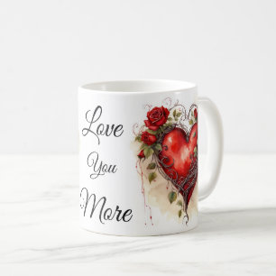 Caneca De Café Amo Você Mais