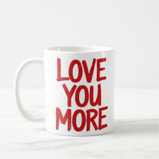 Caneca De Café Amo Você Mais Design Minimalista e Comovente