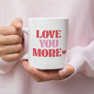 Caneca De Café Amo Você Mais Retrô Dia dos Namorados=