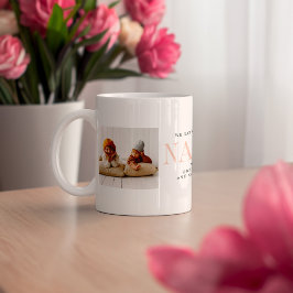 Caneca De Café Amo Você Nana | Colagem de Duas Fotos