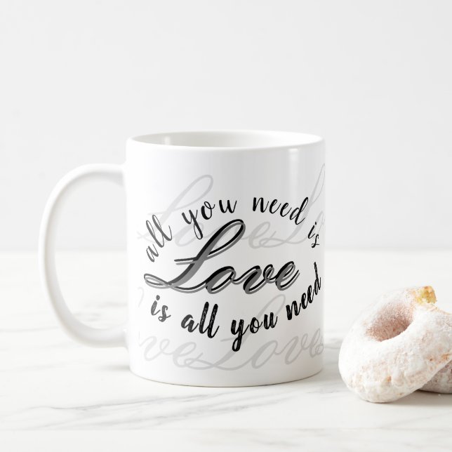 Caneca De Café Amor (Com Donut)