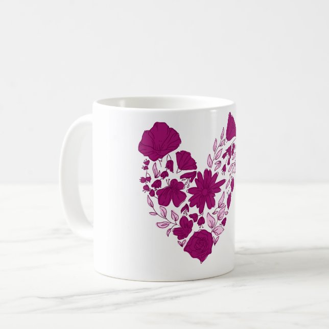 Caneca De Café Amor (Frente Esquerda)