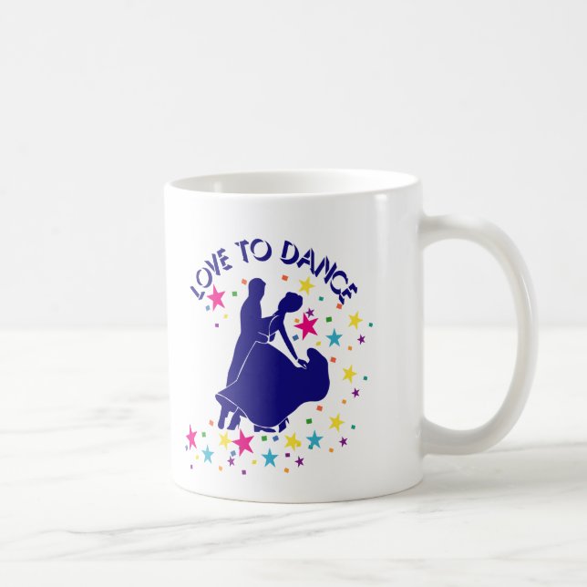 Caneca De Café Amor à dança (Direita)